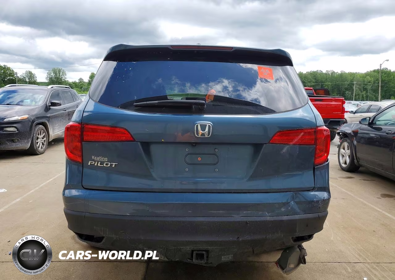 2017 Honda Pilot Exl VIN:5FNYF5H57HB037087 - 6