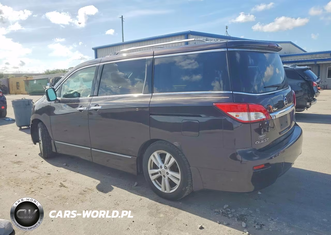 2011 Nissan Quest 3.5 S VIN:JN8AE2KP8B9012072 - 2