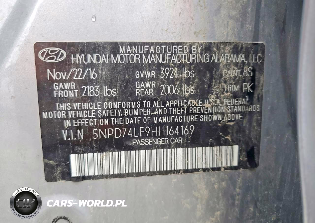 2017 Hyundai Elantra Se VIN:5NPD74LF9HH164169 - 13