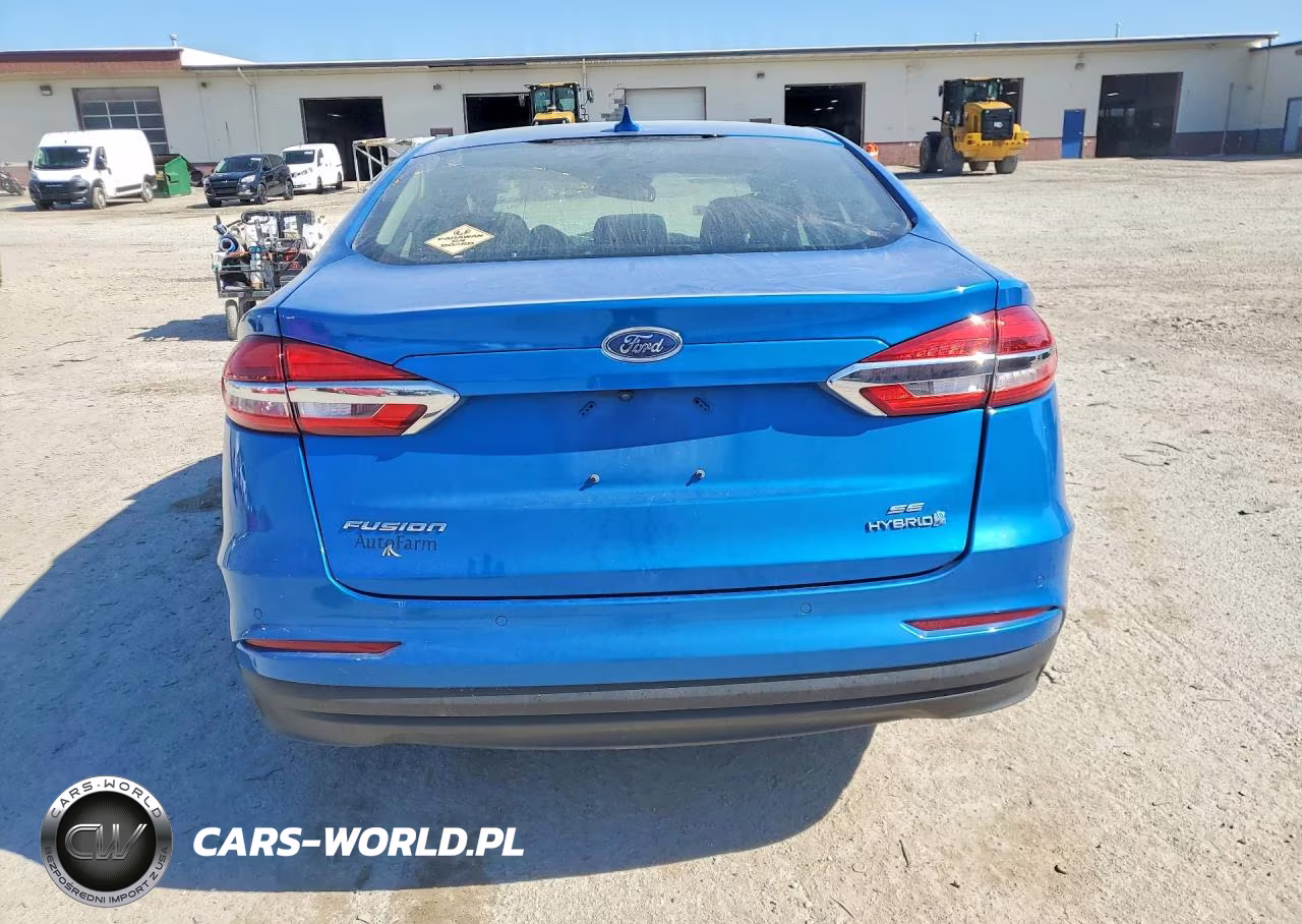 2019 Ford Fusion Se VIN:3FA6P0LU7KR185015 - 6