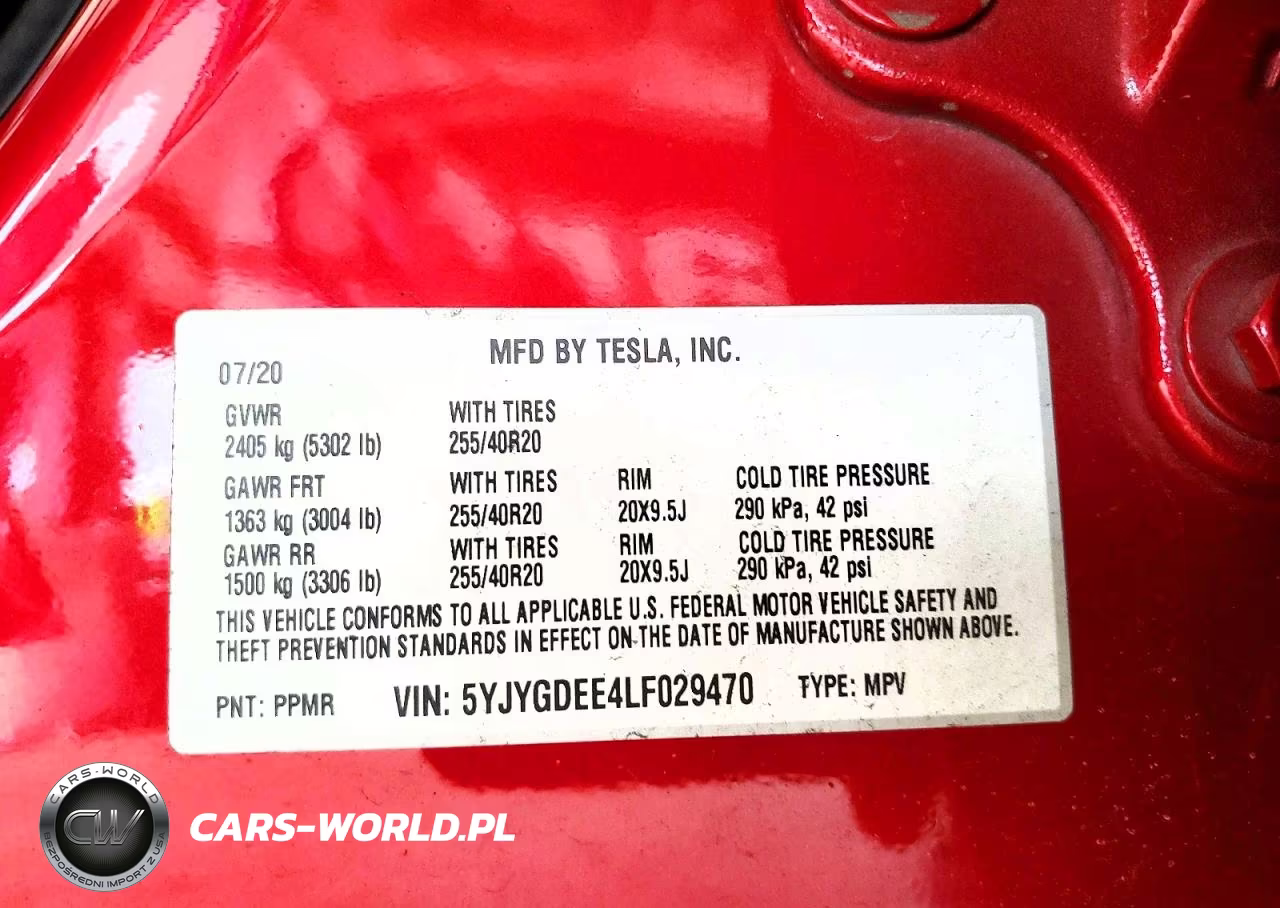 2020 Tesla Model Y VIN:5YJYGDEE4LF029470 - 13