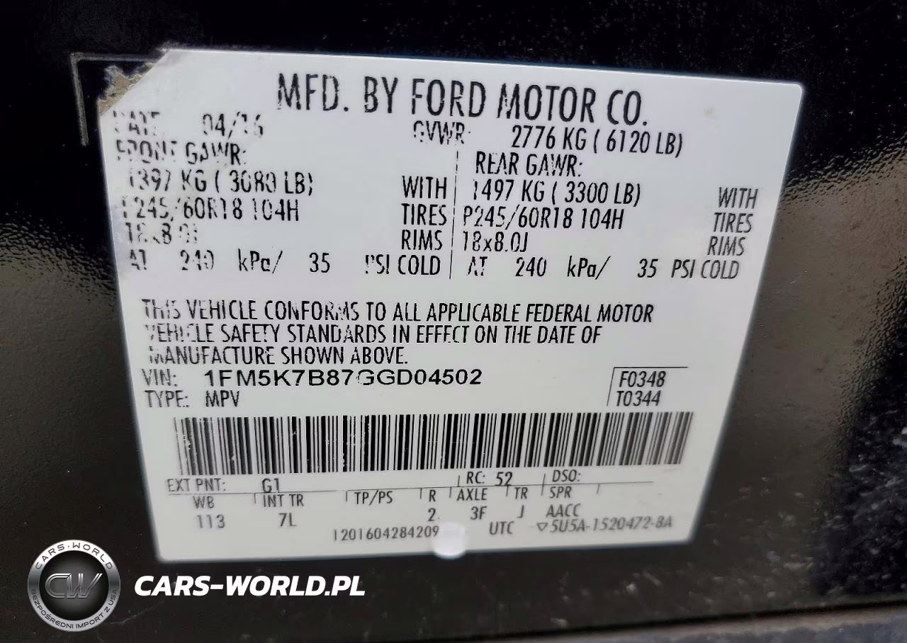 2016 Ford Explorer VIN:1FM5K7B87GGD04502 - 13