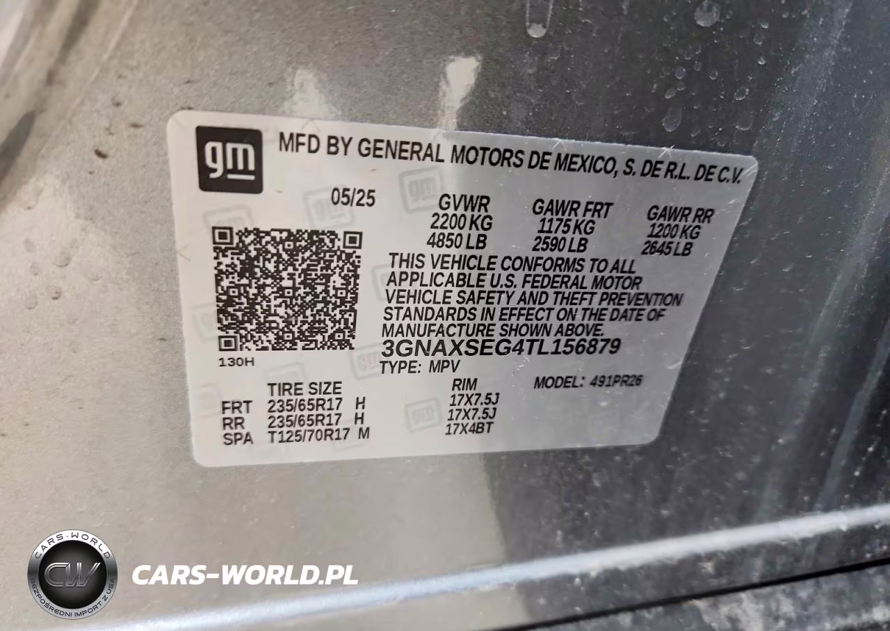 2026 Chevrolet Equinox Activ VIN:3GNAXSEG4TL156879 - 14