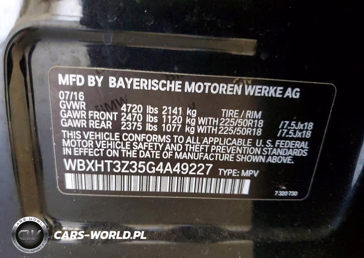 2016 BMW X1 xDrive28I VIN:WBXHT3Z35G4A49227 - 14
