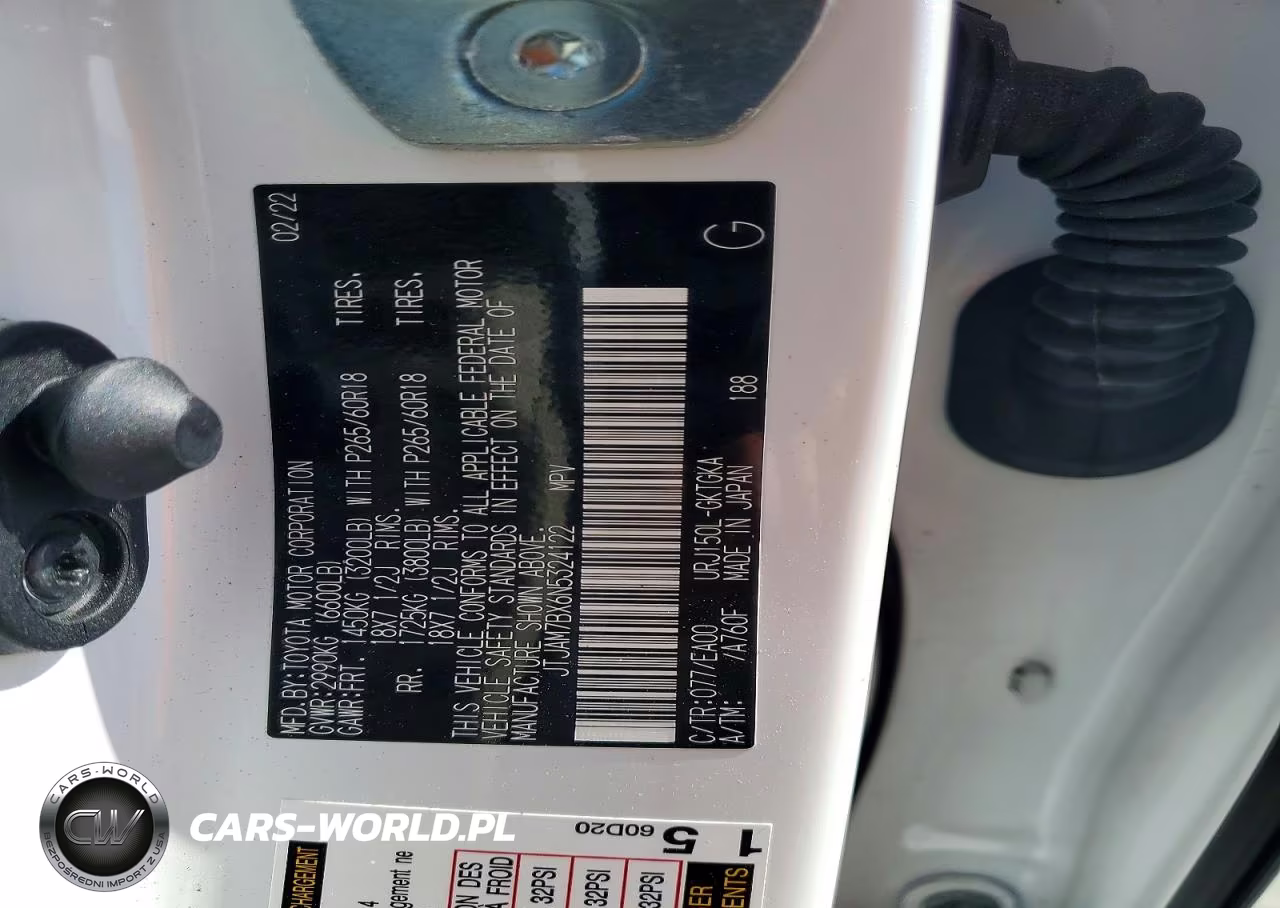 2022 Lexus Gx 460 VIN:JTJAM7BX6N5324122 - 13