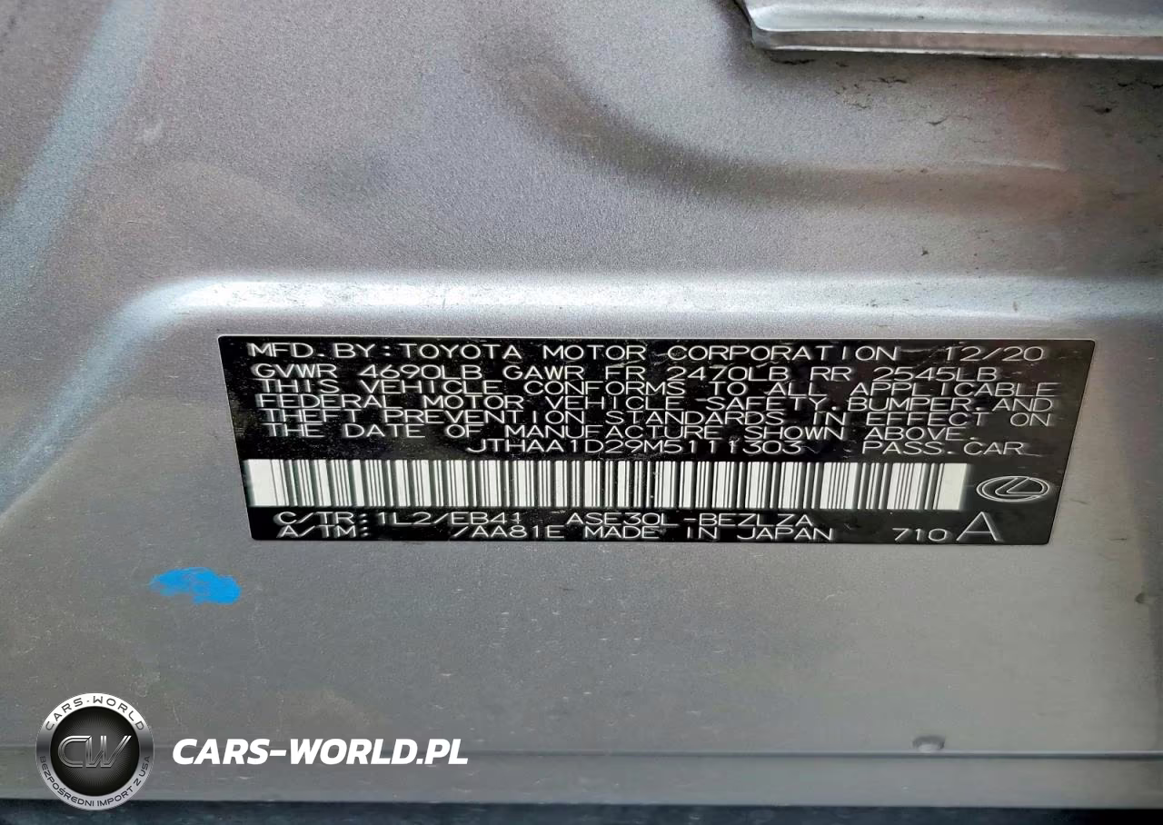 2021 Lexus Is 300 VIN:JTHAA1D29M5111303 - 13