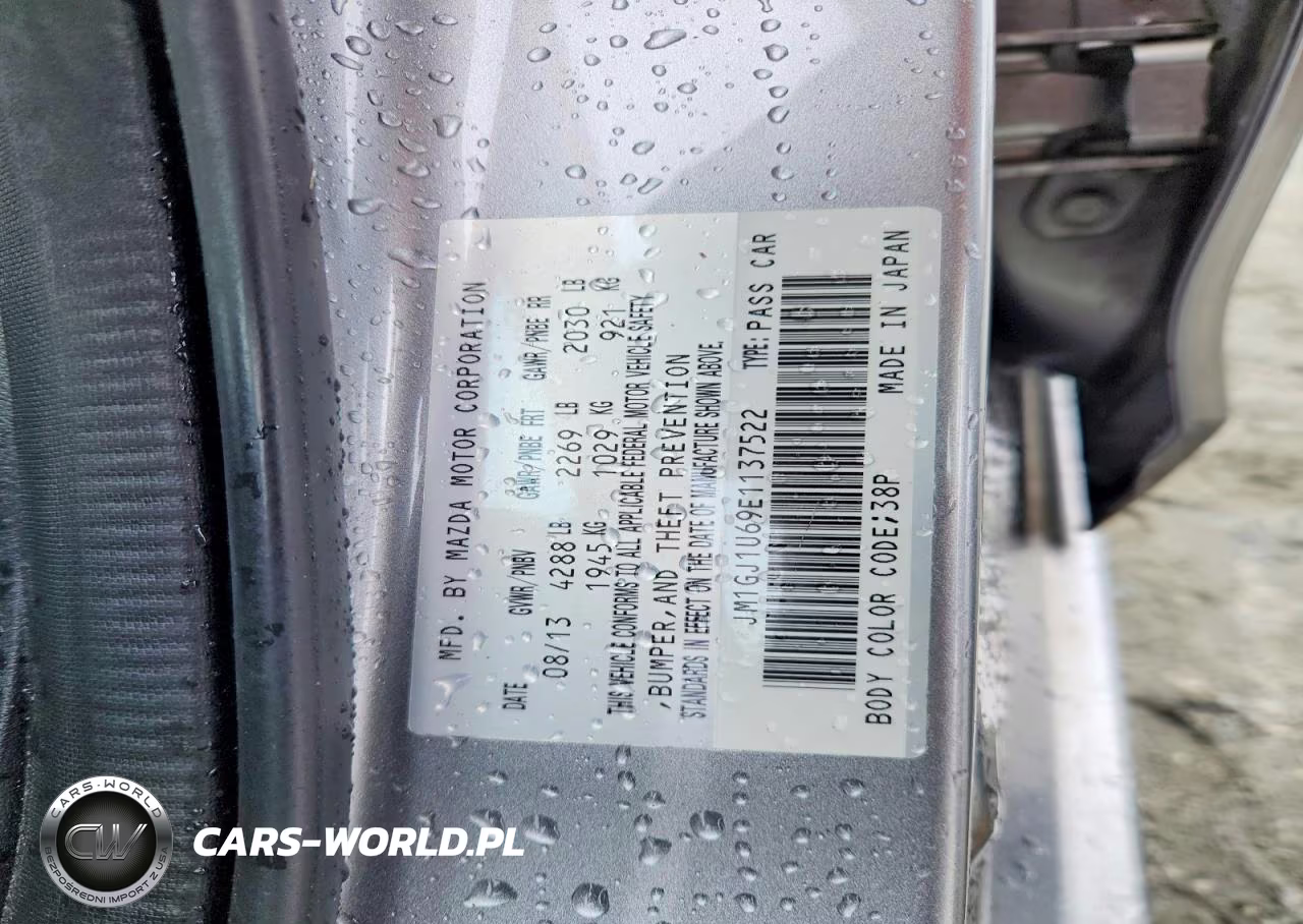 2014 Mazda 6 Sport VIN:JM1GJ1U69E1137522 - 12