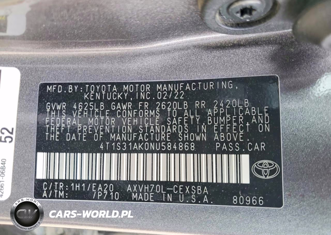 2022 Toyota Camry Hybrid Se VIN:4T1S31AK0NU584868 - 13