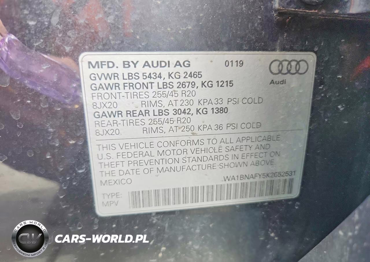 2019 Audi Q5 Premium Plus VIN:WA1BNAFY5K2052531 - 13