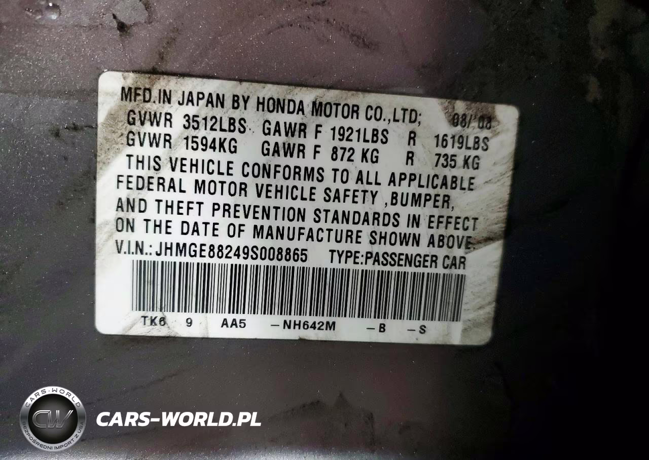 2009 Honda Fit VIN:JHMGE88249S008865 - 12