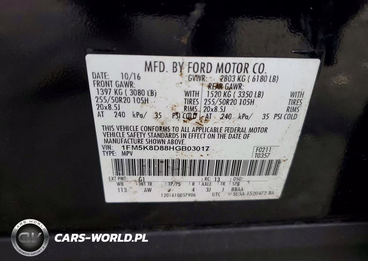 2017 Ford Explorer Xlt VIN:1FM5K8D88HGB03017 - 13