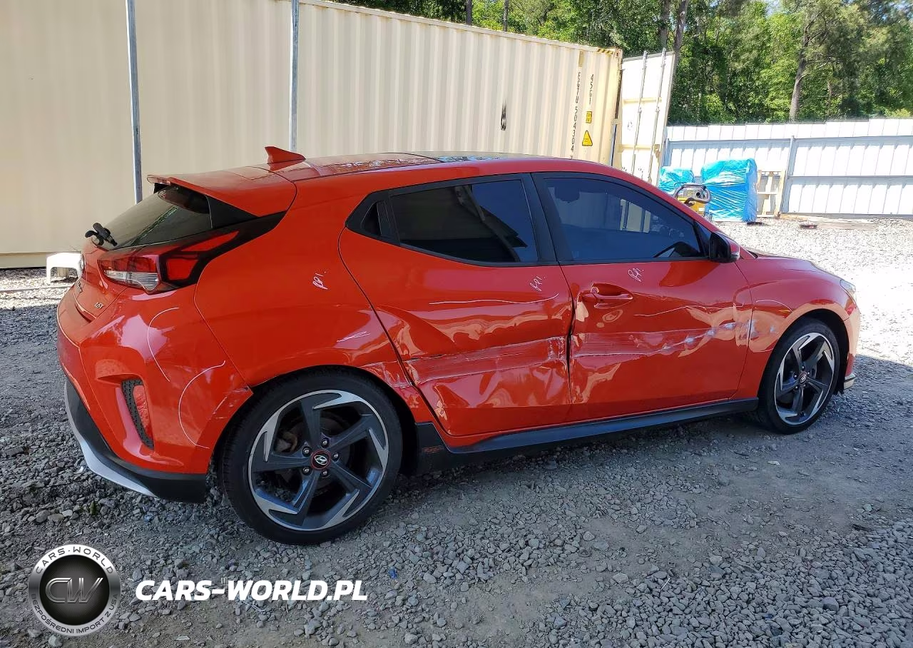 2019 Hyundai Veloster Turbo 1.6T VIN:KMHTH6AB9KU013104 - 3
