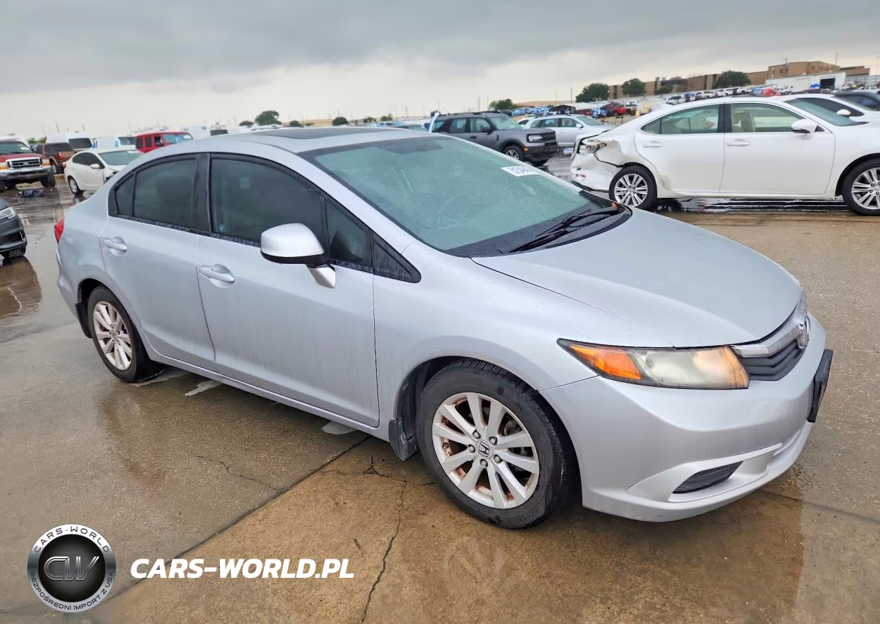 2012 Honda Civic Exl VIN:2HGFB2F93CH523312 - 4