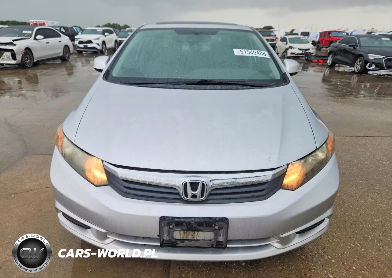2012 Honda Civic Exl VIN:2HGFB2F93CH523312 - 5