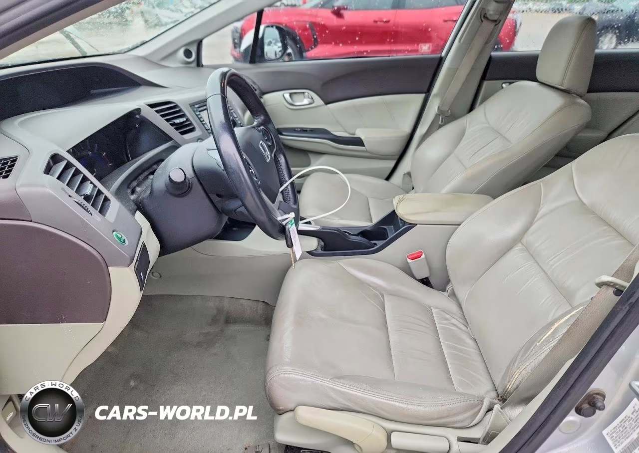 2012 Honda Civic Exl VIN:2HGFB2F93CH523312 - 7