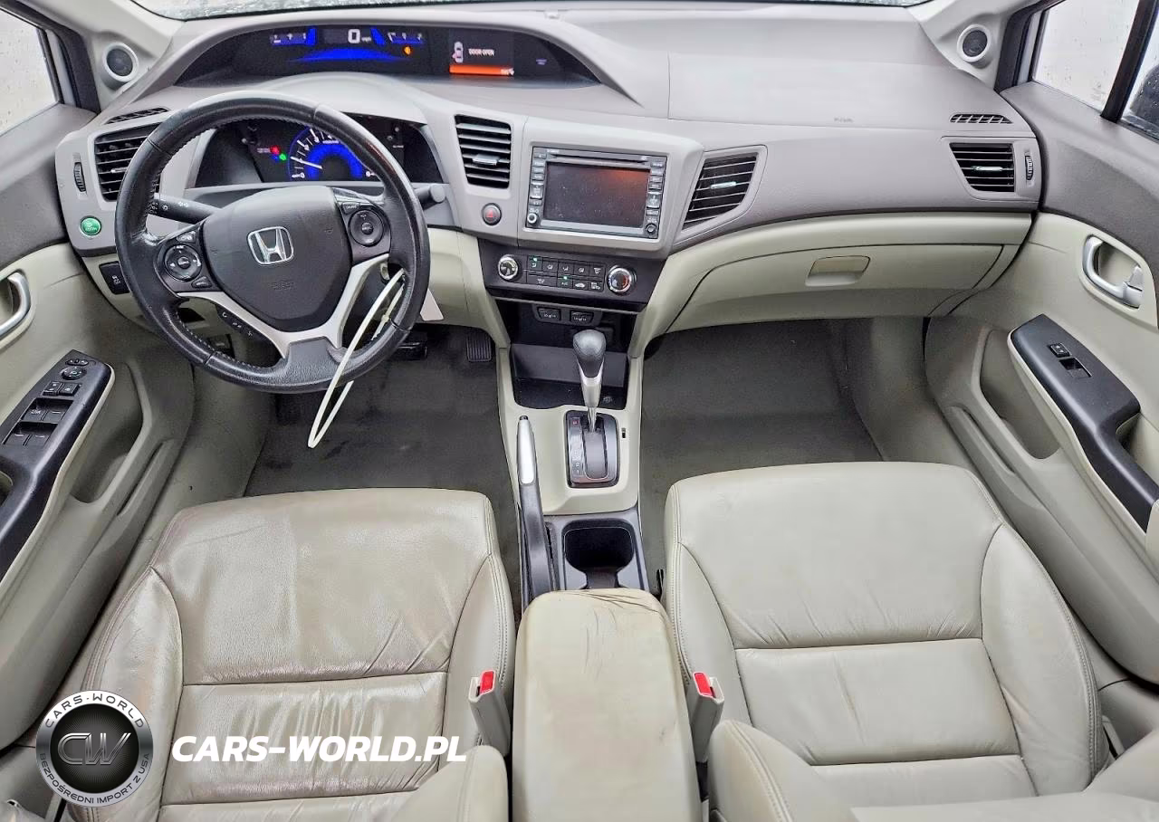 2012 Honda Civic Exl VIN:2HGFB2F93CH523312 - 8