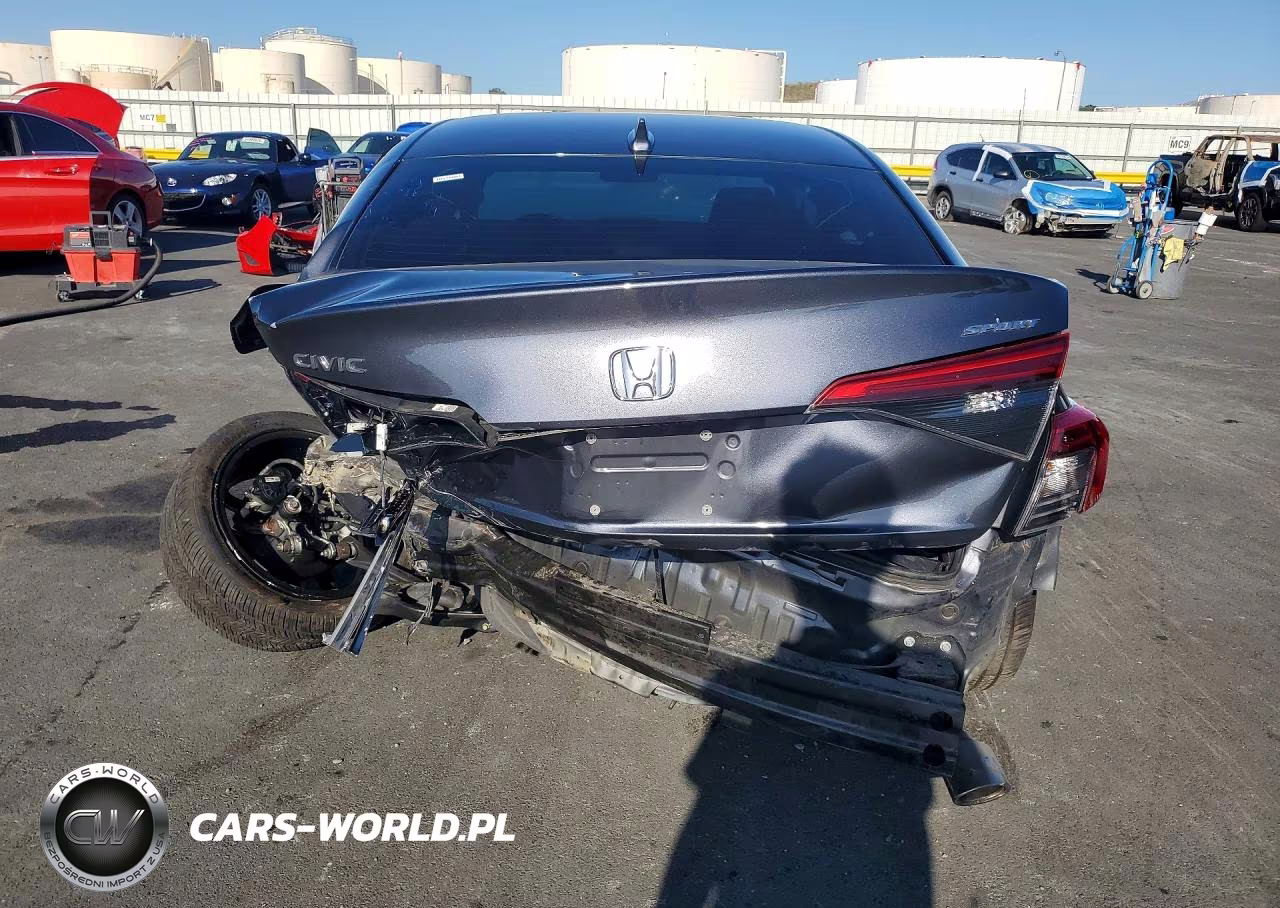 2022 Honda Civic Sport VIN:2HGFE2F5XNH506739 - 6