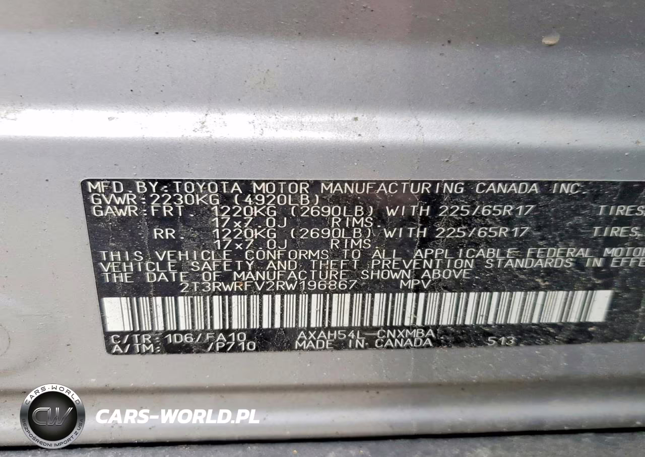 2024 Toyota Rav4 Hybrid Xle VIN:2T3RWRFV2RW196867 - 13