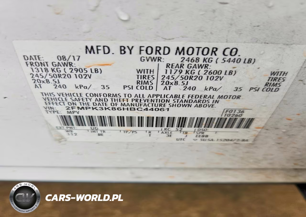 2017 Ford Edge Titanium VIN:2FMPK3K86HBC44061 - 13