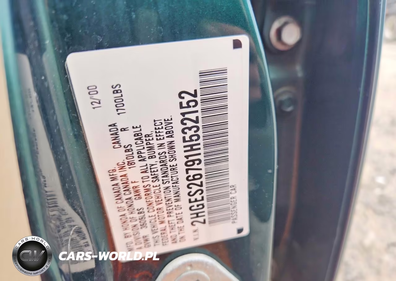 2001 Honda Civic Ex VIN:2HGES26791H532152 - 12