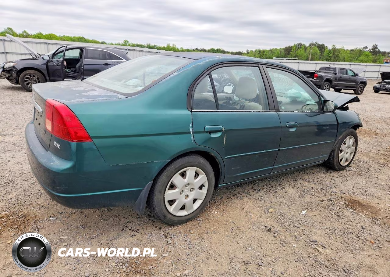 2001 Honda Civic Ex VIN:2HGES26791H532152 - 3