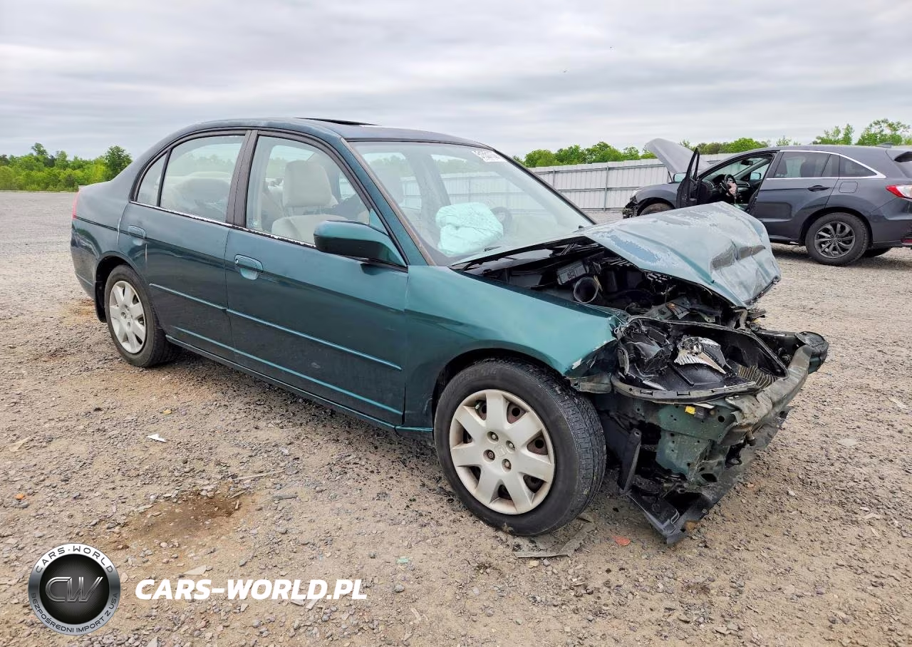 2001 Honda Civic Ex VIN:2HGES26791H532152 - 4