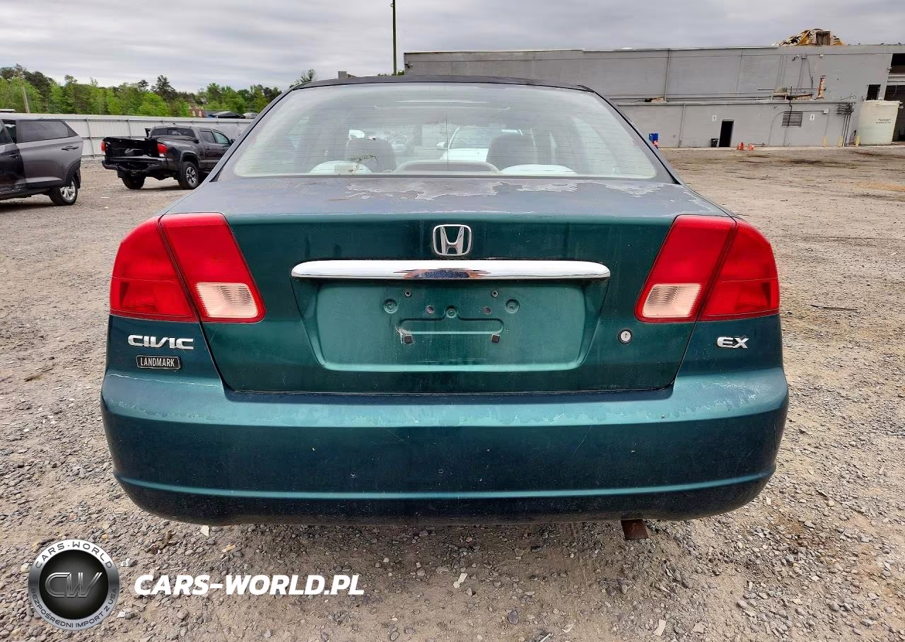 2001 Honda Civic Ex VIN:2HGES26791H532152 - 6