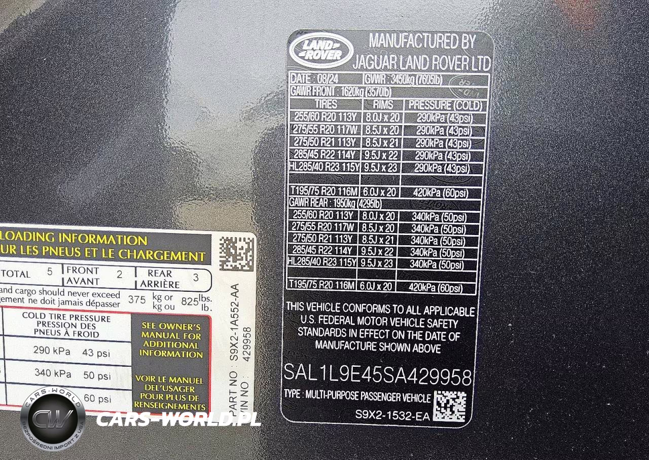 2025 Land Rover Range Rover Sport Dynamic Se VIN:SAL1L9E45SA429958 - 12