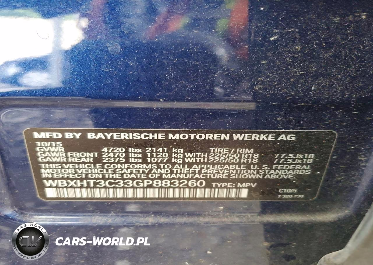2016 BMW X1 xDrive28I VIN:WBXHT3C33GP883260 - 13