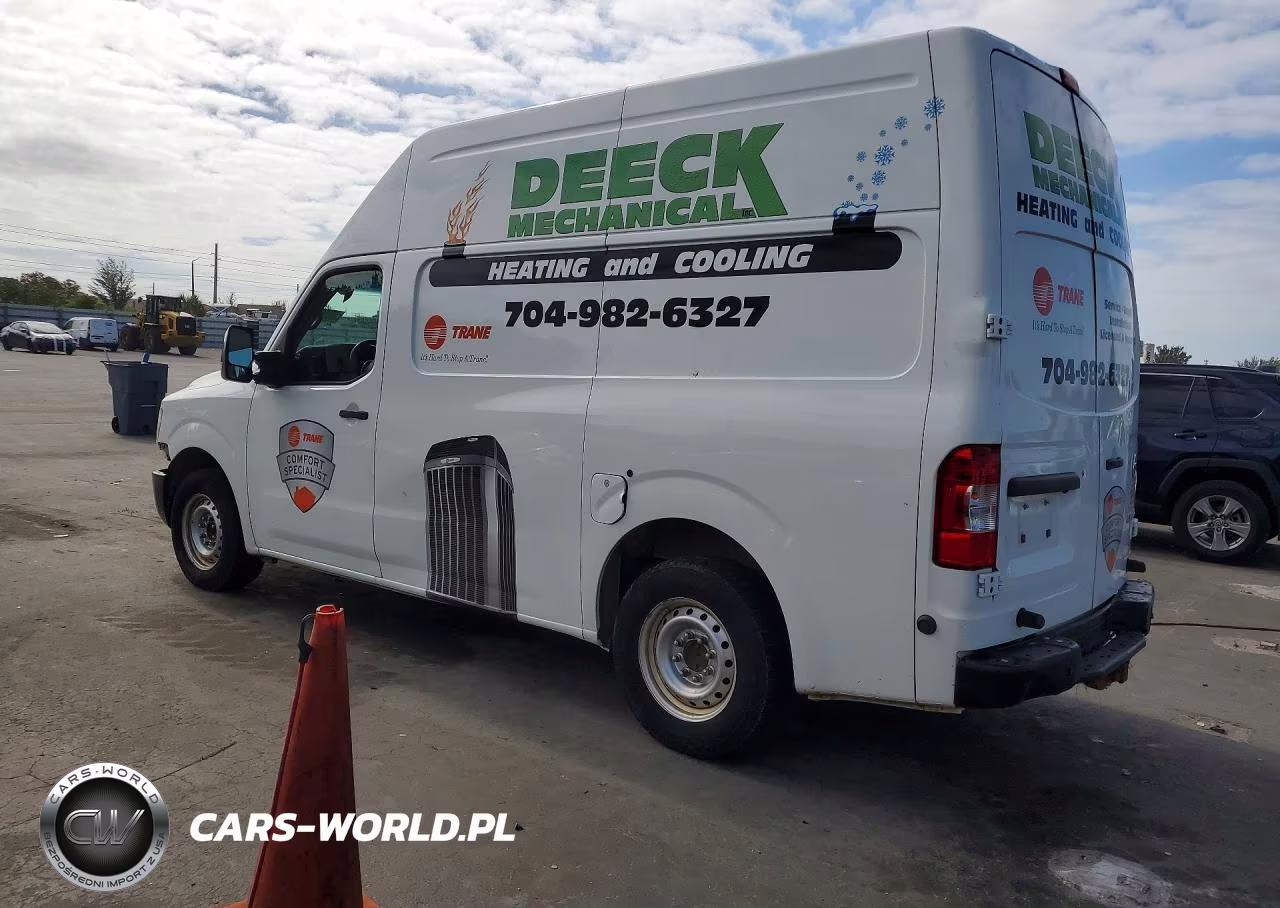 2019 Nissan Nv 2500 Delivery Van VIN:1N6AF0LYXKN811327 - 2