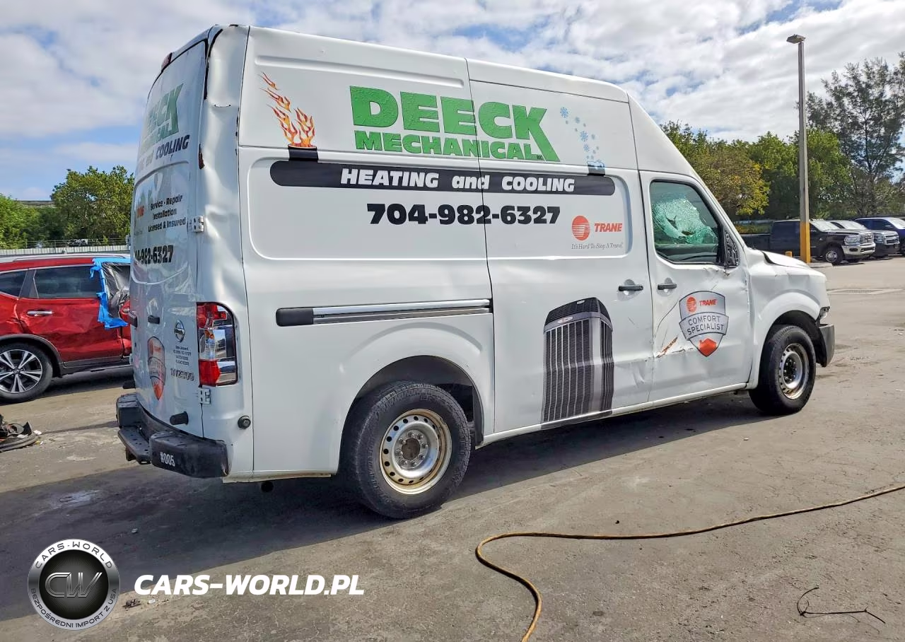 2019 Nissan Nv 2500 Delivery Van VIN:1N6AF0LYXKN811327 - 3