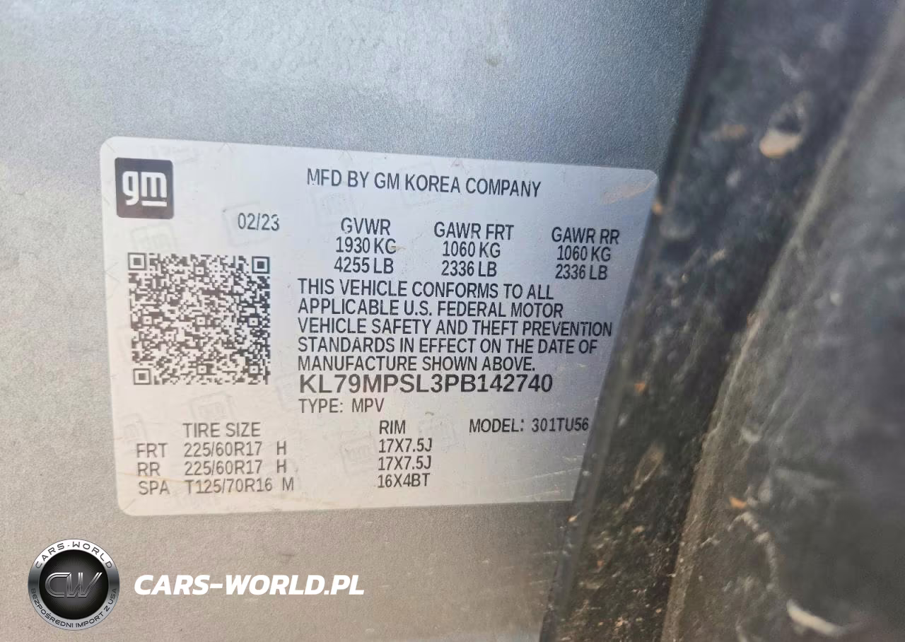 2023 Chevrolet Trailblazer Lt VIN:KL79MPSL3PB142740 - 12