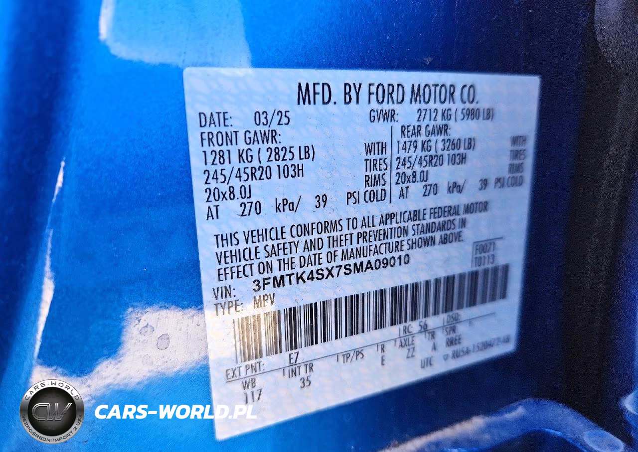 2025 Ford Mustang Mach-E Gt VIN:3FMTK4SX7SMA09010 - 13
