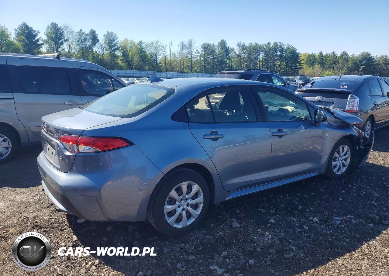 2021 Toyota Corolla Le VIN:JTDEPMAE7MJ155843 - 3