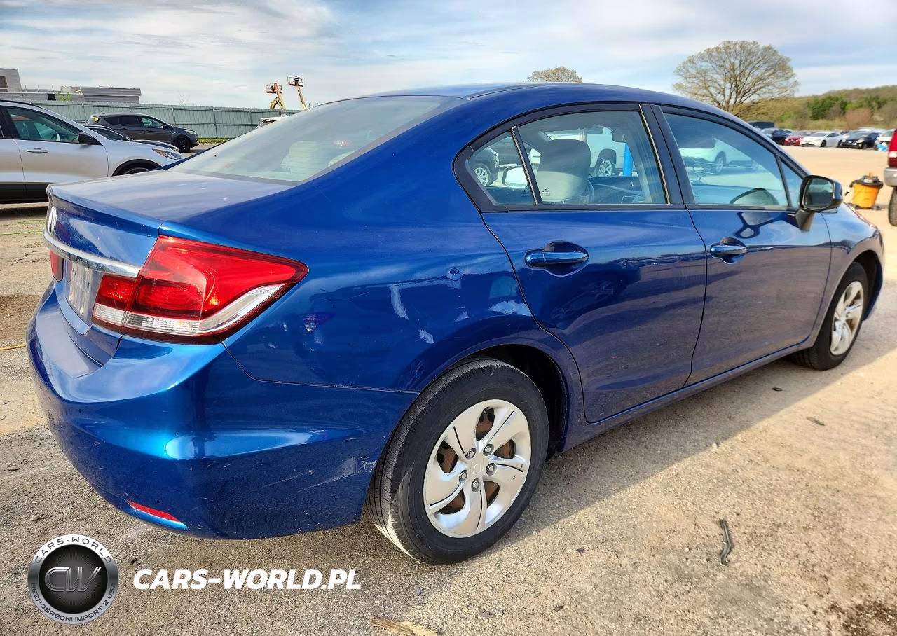 2013 Honda Civic Lx VIN:19XFB2F52DE025871 - 3