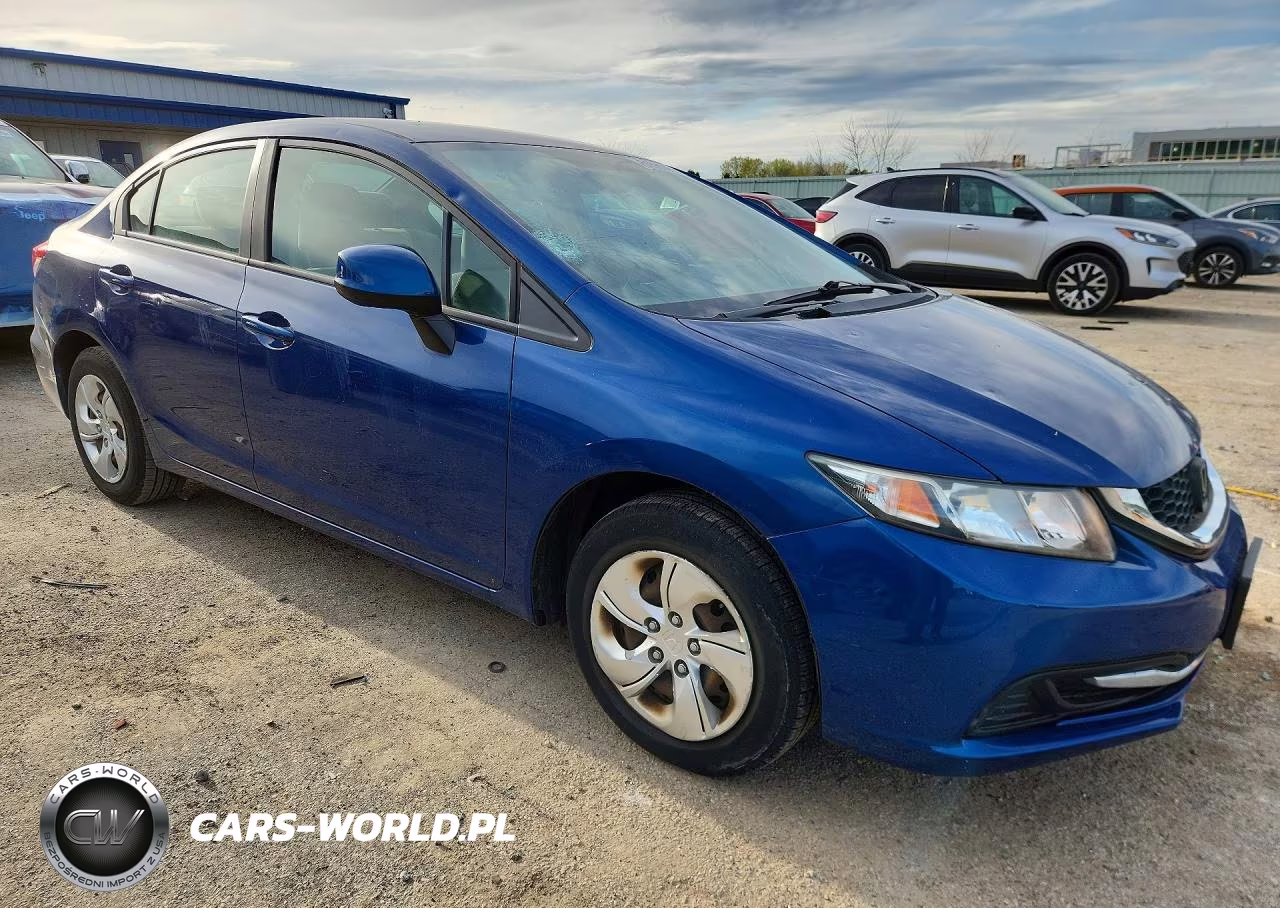 2013 Honda Civic Lx VIN:19XFB2F52DE025871 - 4
