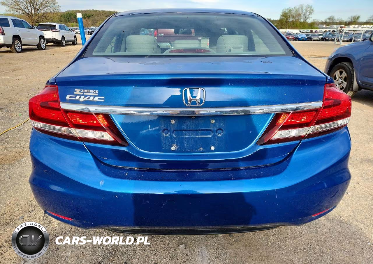 2013 Honda Civic Lx VIN:19XFB2F52DE025871 - 6