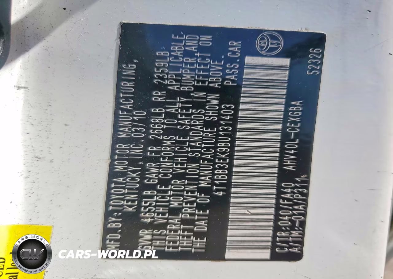 2011 Toyota Camry Hybrid VIN:4T1BB3EK9BU131403 - 12