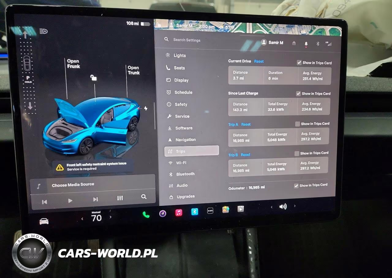 2025 Tesla Model 3 VIN:5YJ3E1EA8SF040059 - 9