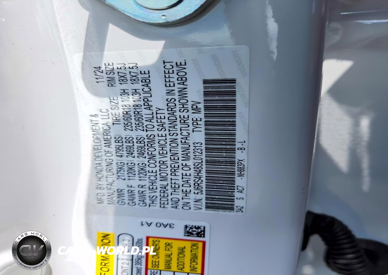 2025 Honda Cr-V Ex VIN:5J6RS4H48SL012313 - 13