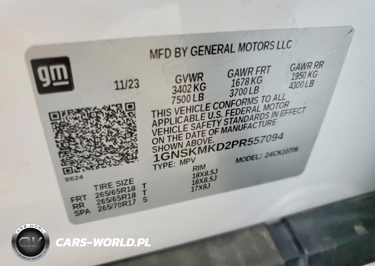 2023 Chevrolet Tahoe K1500 Ls VIN:1GNSKMKD2PR557094 - 13