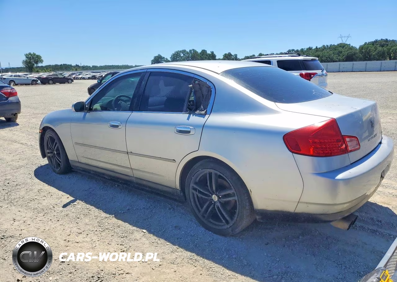 2004 Infiniti G35 Base VIN:JNKCV51E24M606922 - 2