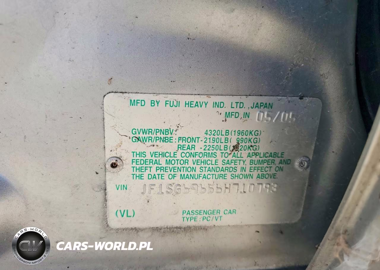 2006 Subaru Forester 2.5Xt VIN:JF1SG69666H710793 - 12