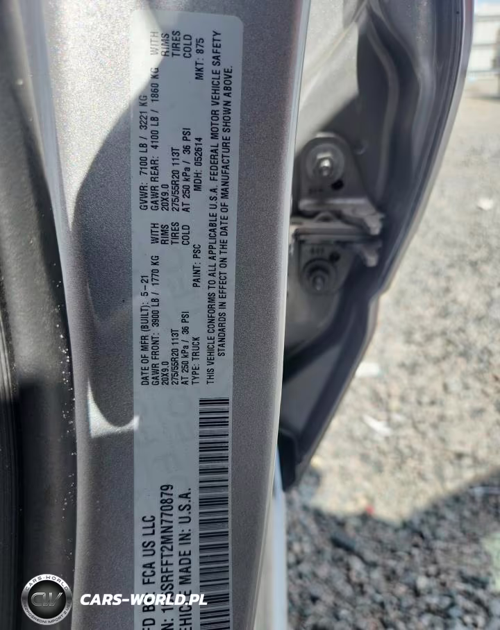 2021 Ram 1500 Big Horn VIN:1C6SRFFT2MN770879 - 12