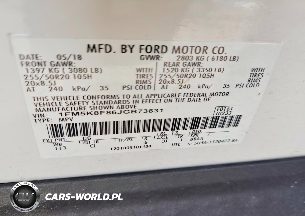 2018 Ford Explorer Limited VIN:1FM5K8F86JGB73831 - 13