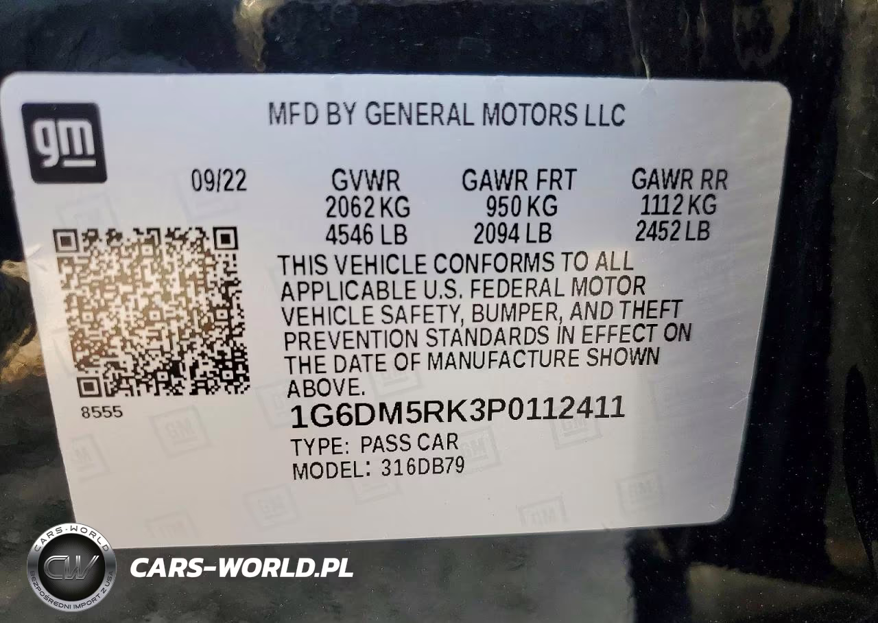 2023 Cadillac Ct5 Luxury VIN:1G6DM5RK3P0112411 - 13