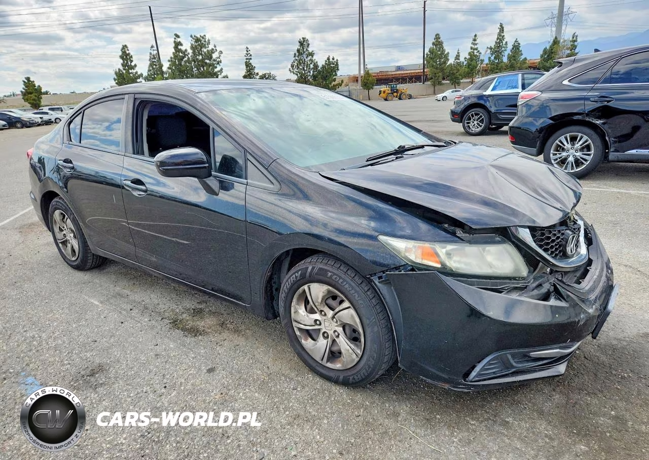 2015 Honda Civic Lx VIN:19XFB2E55FE016425 - 4