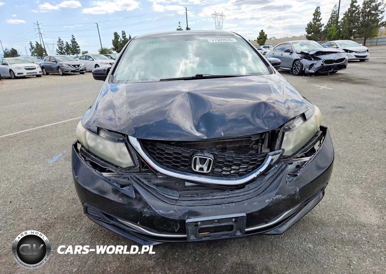 2015 Honda Civic Lx VIN:19XFB2E55FE016425 - 5