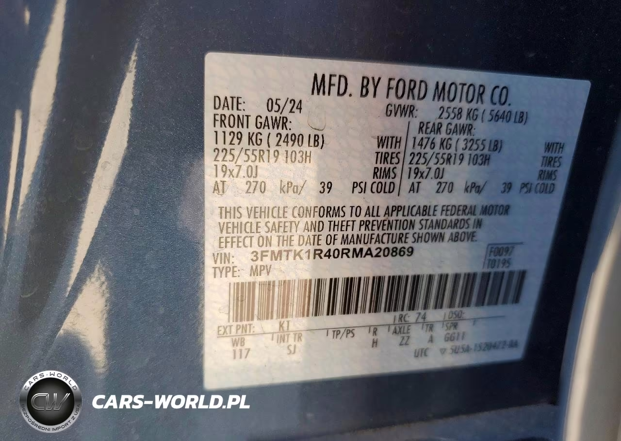 2024 Ford Mustang Mach-E Select VIN:3FMTK1R40RMA20869 - 13