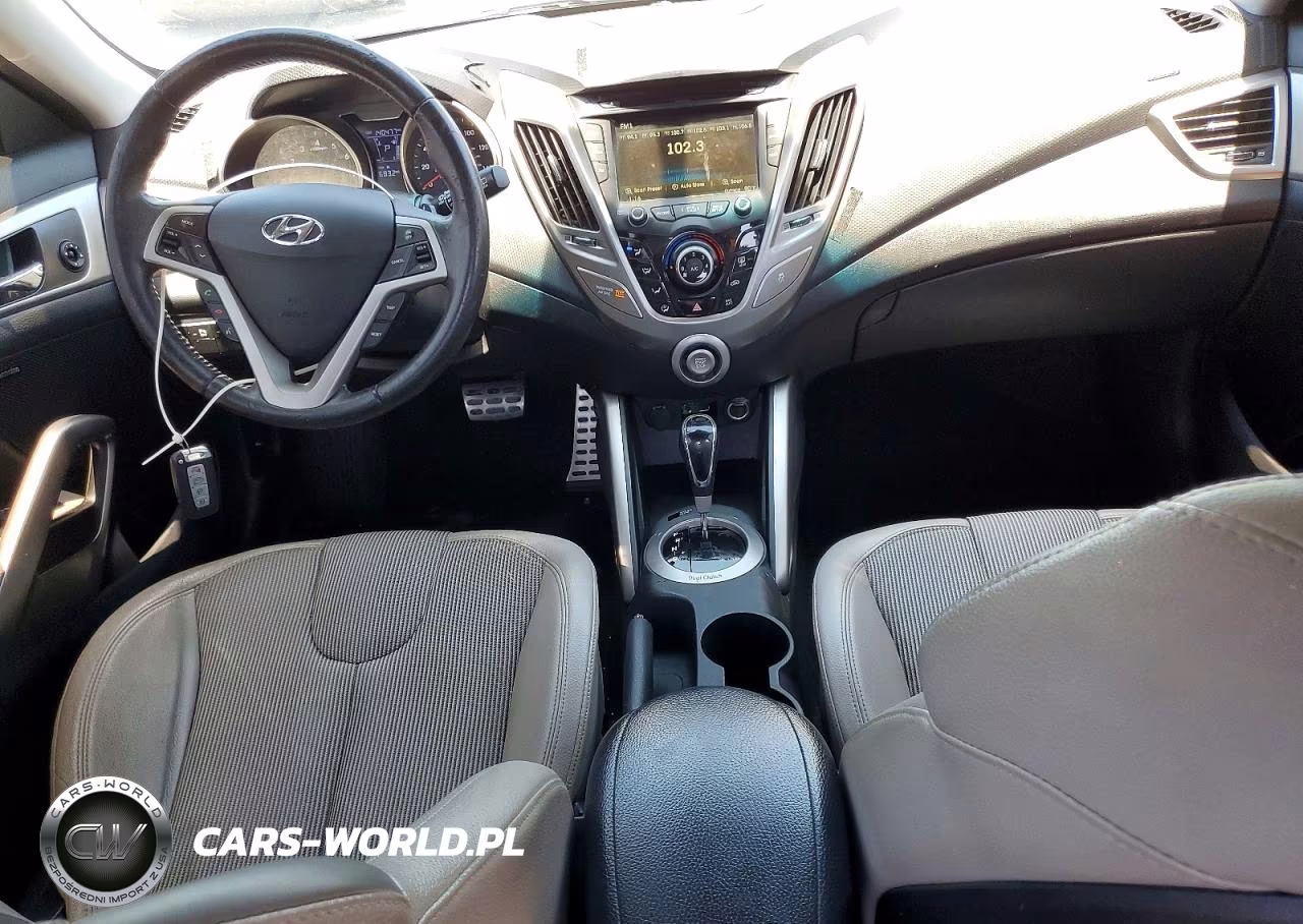 2012 Hyundai Veloster Base VIN:KMHTC6AD0CU053766 - 8
